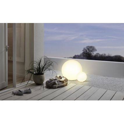 Eglo 55787 - Lampadaire extérieur LED RGBW MONTEROLO-C 1xE27/9W/230V 2700-6500K IP65 d. 39 cm + Télécommande