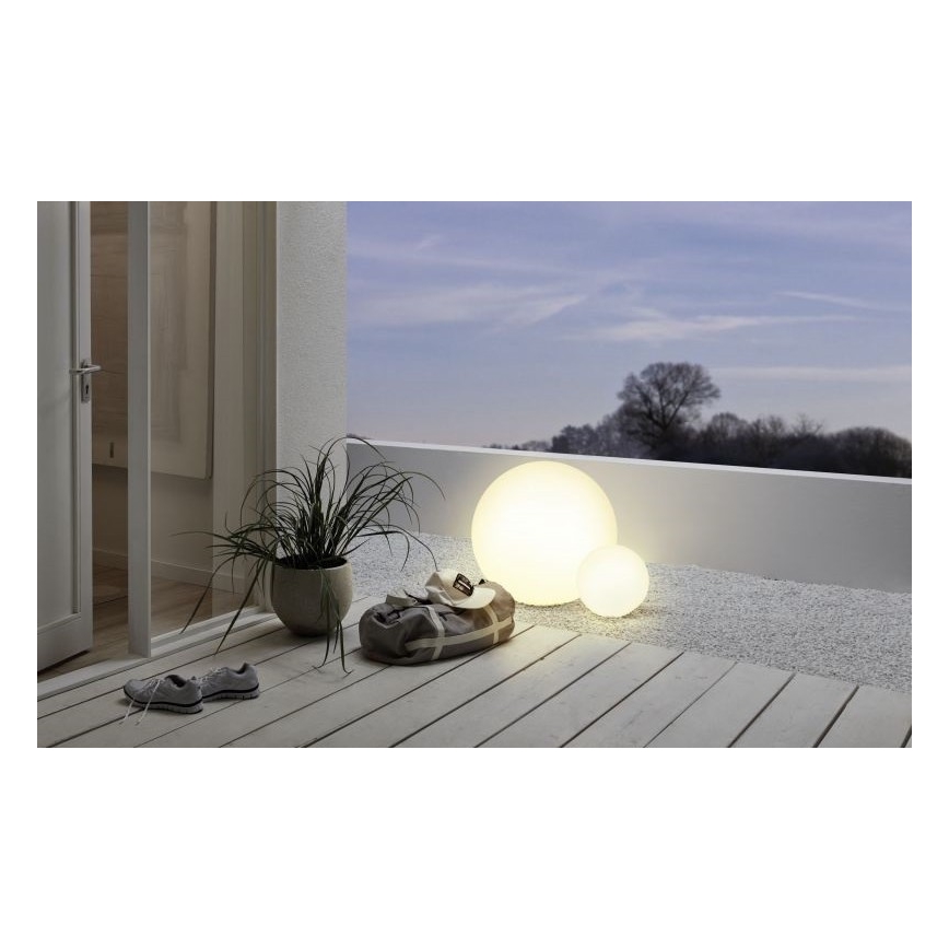Eglo 55787 - Lampadaire extérieur LED RGBW MONTEROLO-C 1xE27/9W/230V 2700-6500K IP65 d. 39 cm + Télécommande