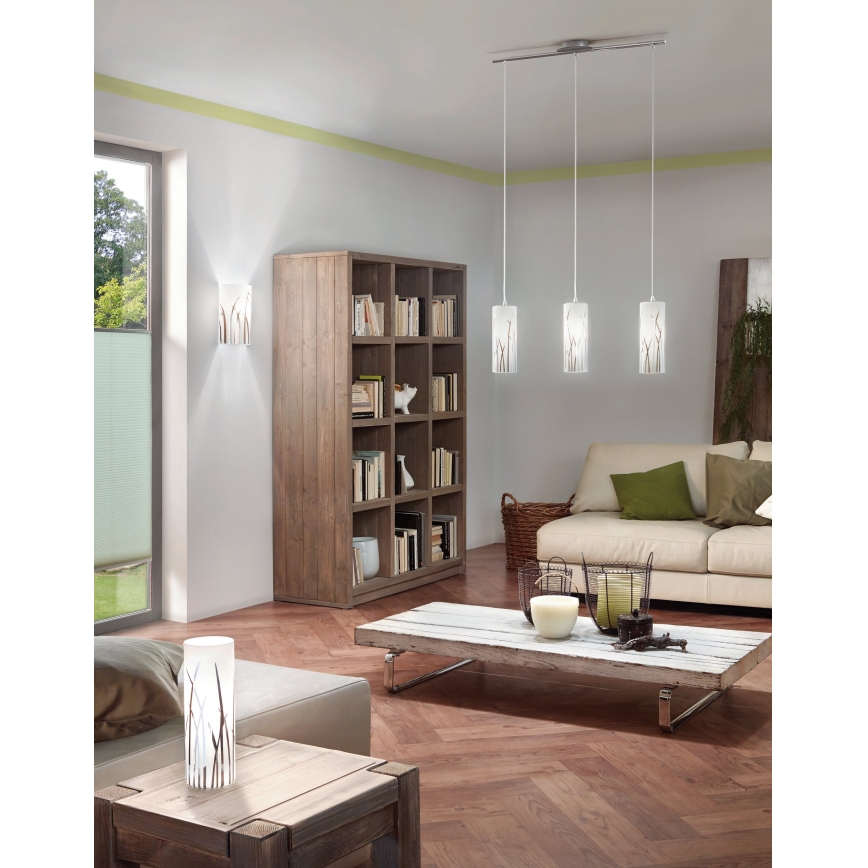Eglo 55807 - LED-Tischleuchte 1xE14/5,5W/230V weiß/glänzender Chrom
