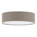 Eglo 55873 - Plafoniera LED 1xE27/11W/230V Ø 38 cm tortora