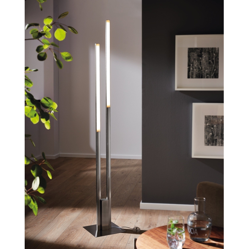 Eglo 55972 - Lampadaire LED RGBW dimmable FRAIOLI-C LED/34W/230V 2700-6500K chrome mat + télécommande