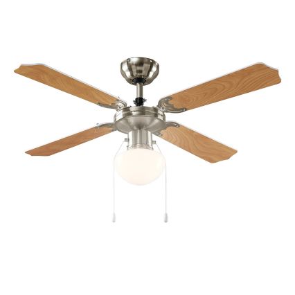 Eglo 56035 - Ventilateur de plafond LED, 1 x E27, 4,9 W, 230 V, 3000 K, Ø 106,6 cm