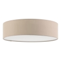 Eglo 56137 - Plafonnier LED 2x E27/11W/230V Ø 38 cm taupe