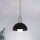 Eglo 56459 - Lampadario a sospensione CALMANERA 1xE27/40W/230V nero