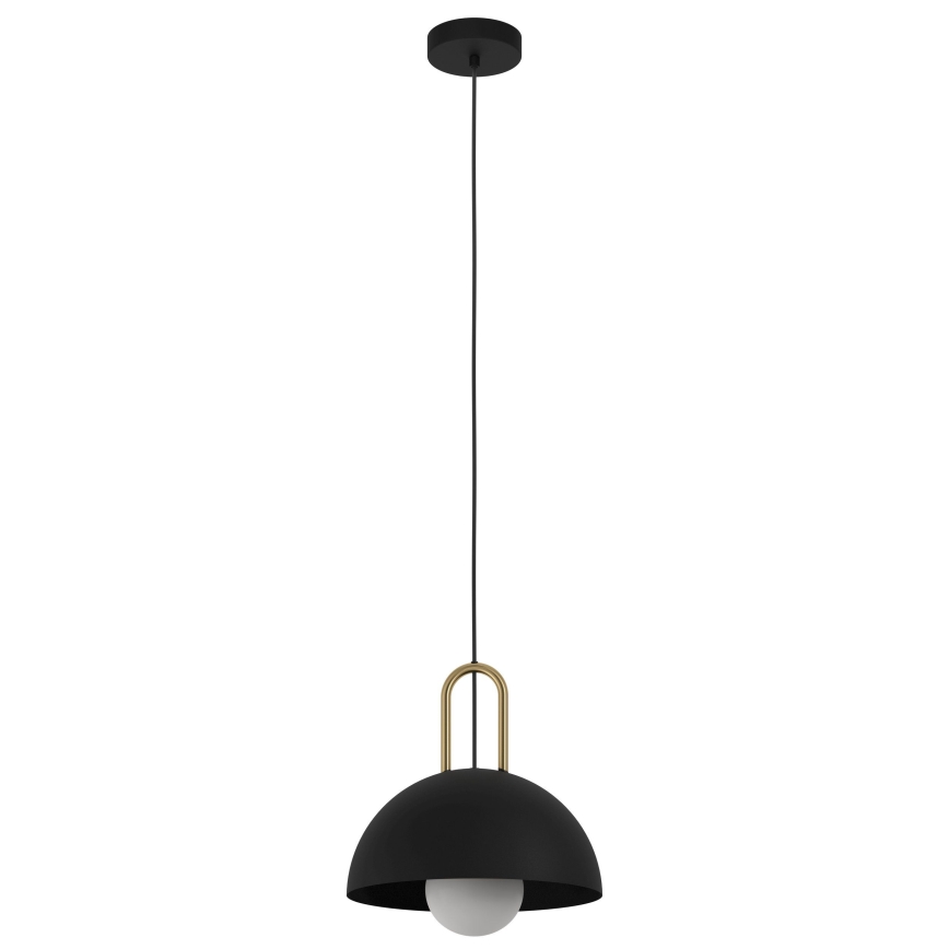 Eglo 56459 - Lampadario a sospensione CALMANERA 1xE27/40W/230V nero