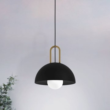 Eglo 56459 - Pendelleuchte CALMANERA an Kabel 1xE27/40W/230V schwarz