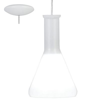 Eglo 62264 - Suspension sur câble PASCOA PRO 1xE27/60W/230V 16,8 cm blanche