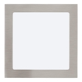Eglo 64637 - Lampada LED da incasso FUEVA 1 PRO LED/16W/230V 3000K 22,5x22,5 cm cromo opaco