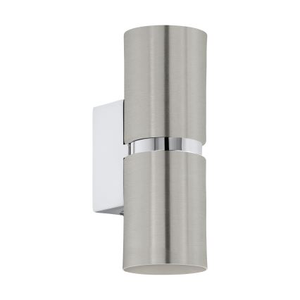 Eglo 64794 - Applique a LED PASSA PRO 2xGU10/3,3W/230V 3000K cromo opaco
