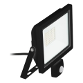 Eglo 64869 - Projecteur avec détecteur FILETTI LED/10W/230V 3000K IP44 noir