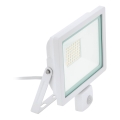 Eglo 64874 - LED-Strahler mit Sensor FILETTI LED/10W/230V 3000K IP44 weiß