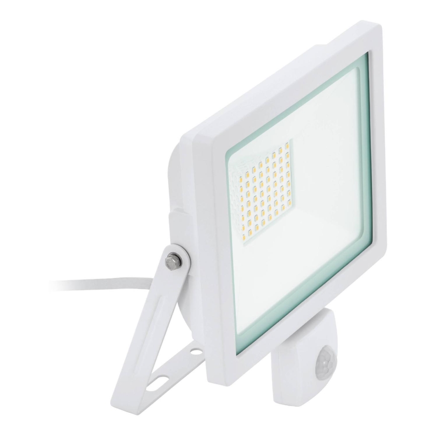 Eglo 64886 - Riflettore LED con sensore FILETTI LED/50W/230V 4000K IP44 bianco