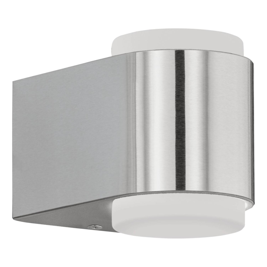 Eglo 65054 - Applique a LED da esterno BRIONES PRO 2xLED/3W/230V IP44 cromo lucido