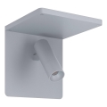 Eglo 67564 - LED Applique con mensola CIGLIE LED/8,1W/230V grigio