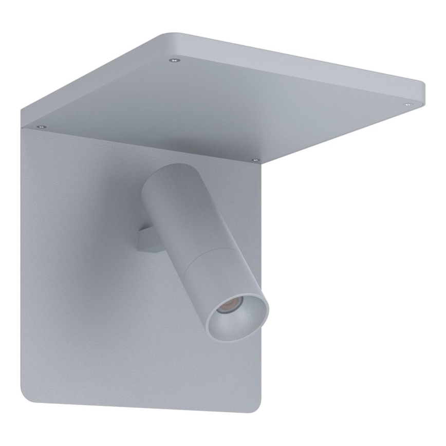 Eglo 67564 - LED Applique con mensola CIGLIE LED/8,1W/230V grigio