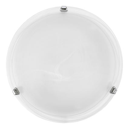 Eglo - Plafonnier 1xE27/60W/230V en verre albâtre