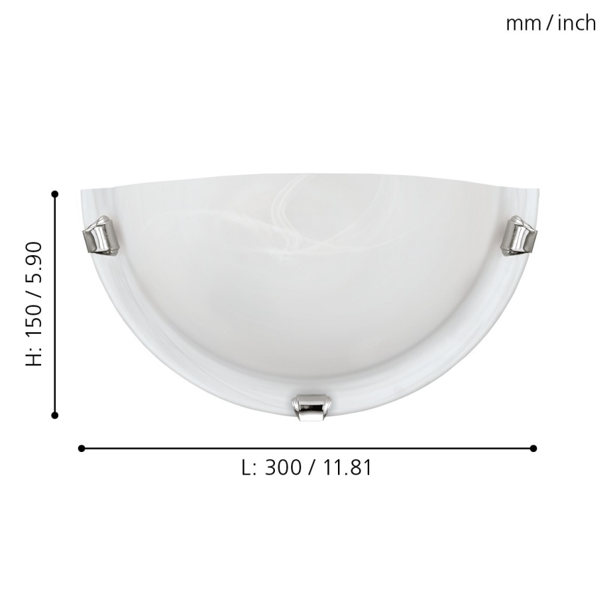 Eglo - Applique 1xE27/60W/230V