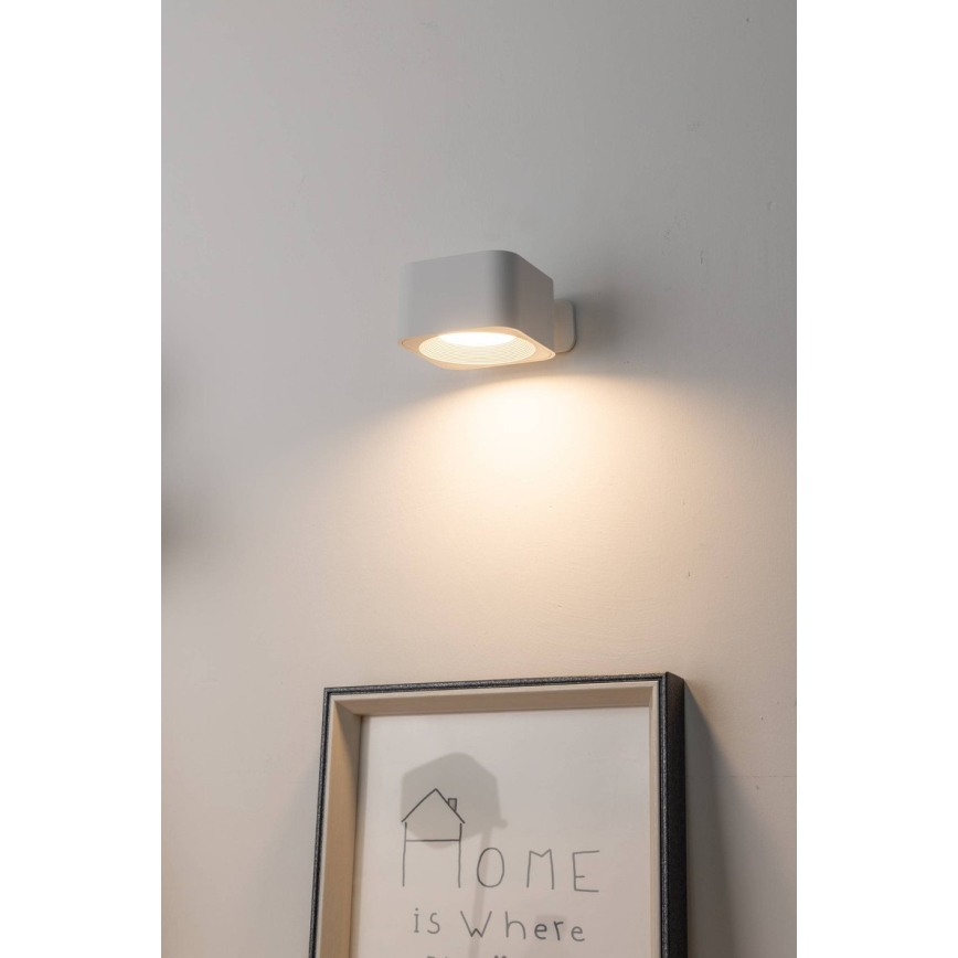 Eglo - Dimmbare, wiederaufladbare LED-Touch-Wandleuchte LED/5W/5V 2700/4000/6500K 2000 mAh weiß