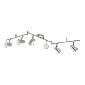 Eglo 75218 - Spot LED TRAVALE 6xGU10/3W/230V chrome brillant