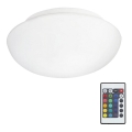 Eglo 75351 - LED RGB dimmbare Deckenleuchte ELLA-C 1xE27/7,5W/230V + Fernbedienung
