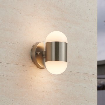 Eglo 75392 - Applique murale d'extérieur LED MEROLA 2xLED/3,7W/230V IP44 chrome mat