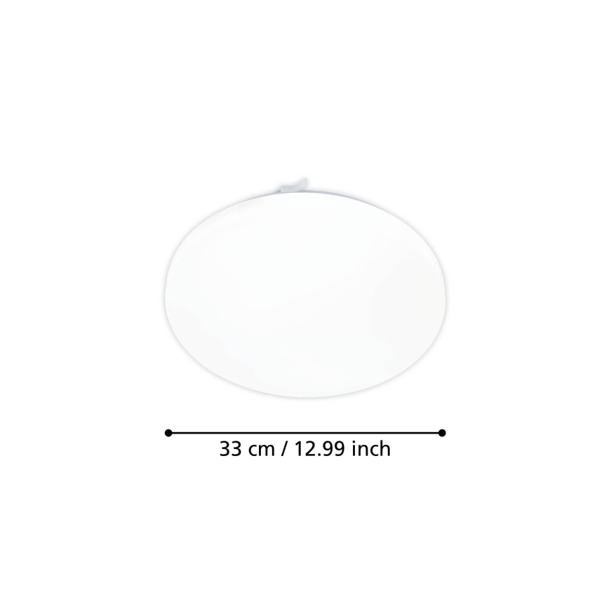 Eglo - LED-Deckenleuchte mit Bewegungssensor LED/15,5W/230V 3000K d 33 cm weiß