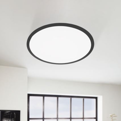 Eglo 75577 - Plafonnier à intensité variable SALOBRENA-TW LED/32,5W/230V d. 60 cm + Télécommande