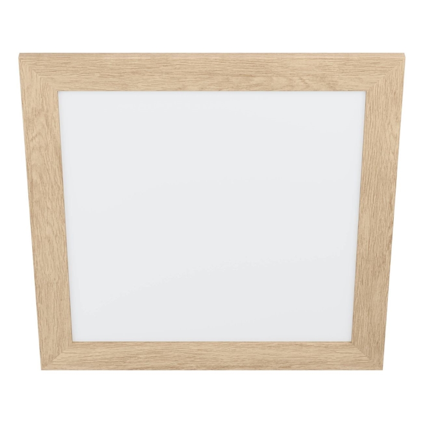 Eglo 75643 - LED-Deckenleuchte CALEMAR LED/19W/230V 4000K 43,7x 43,7 cm braun