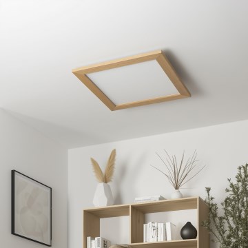Eglo 75643 - Plafoniera LED CALEMAR LED/19W/230V 4000K 43,7x 43,7 cm quercia