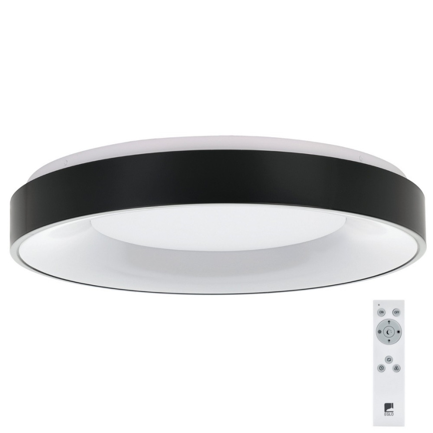 Eglo 75661 - Plafoniera LED dimmerabile JUTIO 4xLED/8,1W/230V nero + telecomando