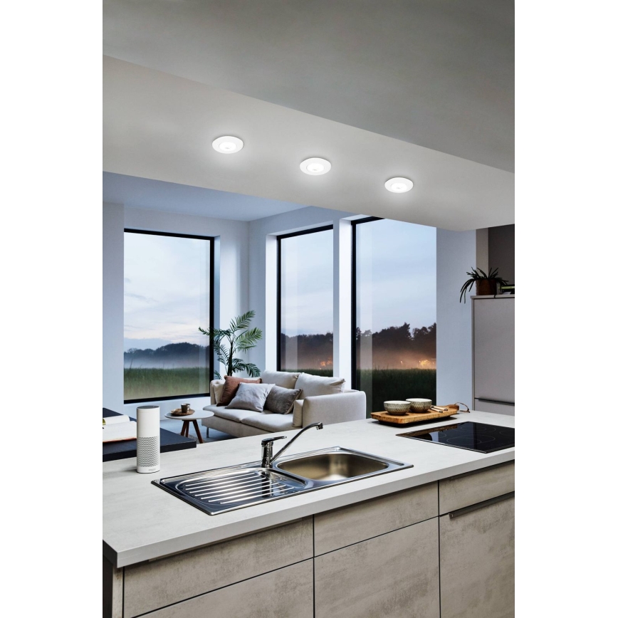 Eglo 75763 - LOT 3x Spot encastrable ZUJAR LED/3,4W/230V blanc
