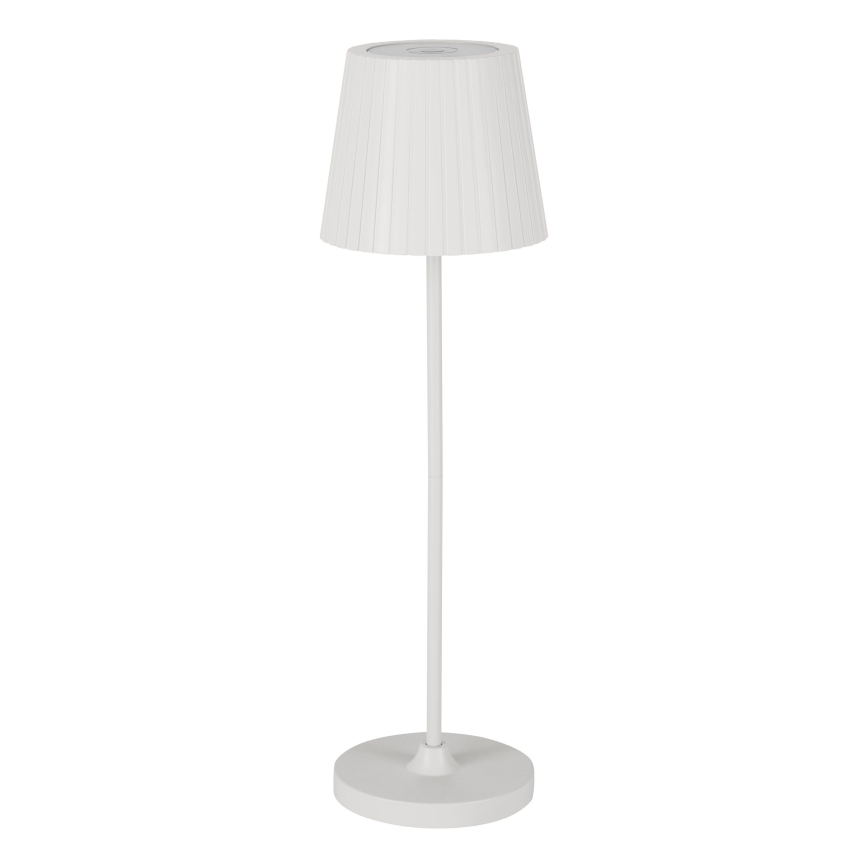 Eglo - Lampada da tavolo ricaricabile per esterni dimmerabile LED/3,8W/5V 2400/3000/4000K 2000 mAh IP44 bianca
