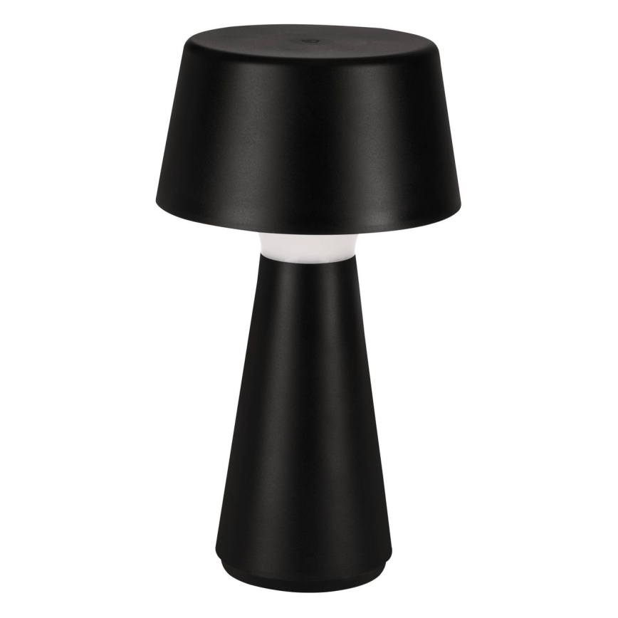 Eglo - Lampada da tavolo ricaricabile dimmerabile per esterni LED/3W/5V 2200/3000/4000K 2000 mAh IP44 nera