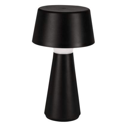 Eglo - Lampe de table d'extérieur LED rechargeable et dimmable LED/3W/5V 2200/3000/4000K 2000 mAh IP44 noire