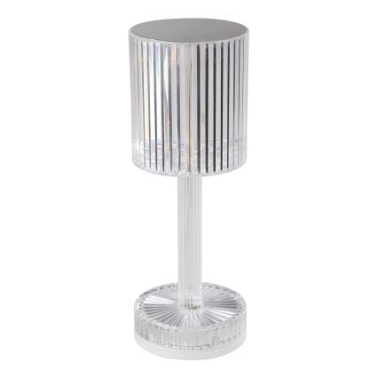 Eglo - Lampada da tavolo ricaricabile LED RGB dimmerabile LED/800 mAh trasparente