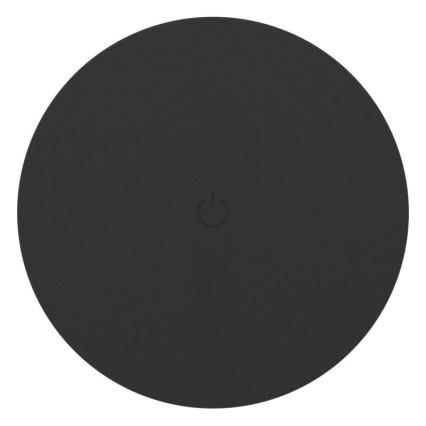 Eglo - Lampada da parete per esterni a LED ricaricabile e dimmerabile con comando touch, 5W/5V, 2000 mAh, 3000/4000/6500K, IP44, nero