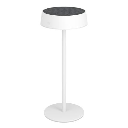 Eglo - dimmbare, solarbetriebene, wiederaufladbare Touch-Tischleuchte LED/3W/5V 3000-6000K 1800 mAh IP44 Weiß