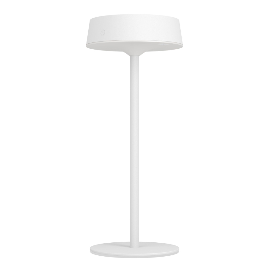 Eglo - dimmbare, solarbetriebene, wiederaufladbare Touch-Tischleuchte LED/3W/5V 3000-6000K 1800 mAh IP44 Weiß