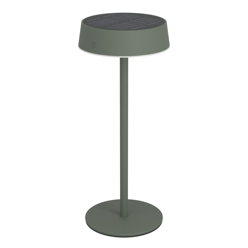 Eglo - Lampe de table LED solaire rechargeable, à intensité variable et à commande tactile LED/3W/5V 3000-6000K 1800 mAh IP44 verte