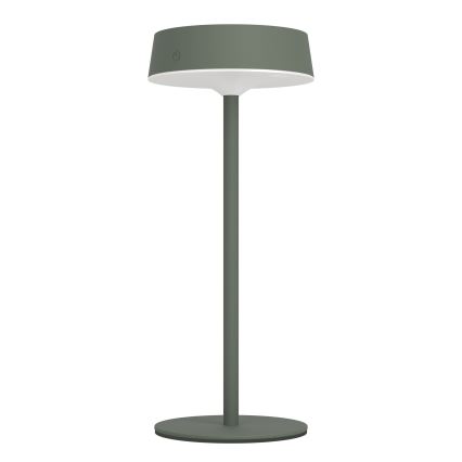 Eglo - Lampe de table LED solaire rechargeable, à intensité variable et à commande tactile LED/3W/5V 3000-6000K 1800 mAh IP44 verte