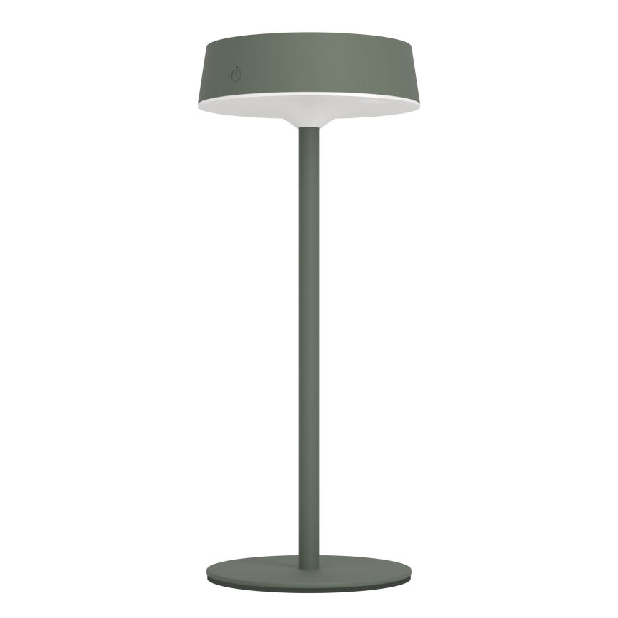 Eglo - Lampe de table LED solaire rechargeable, à intensité variable et à commande tactile LED/3W/5V 3000-6000K 1800 mAh IP44 verte