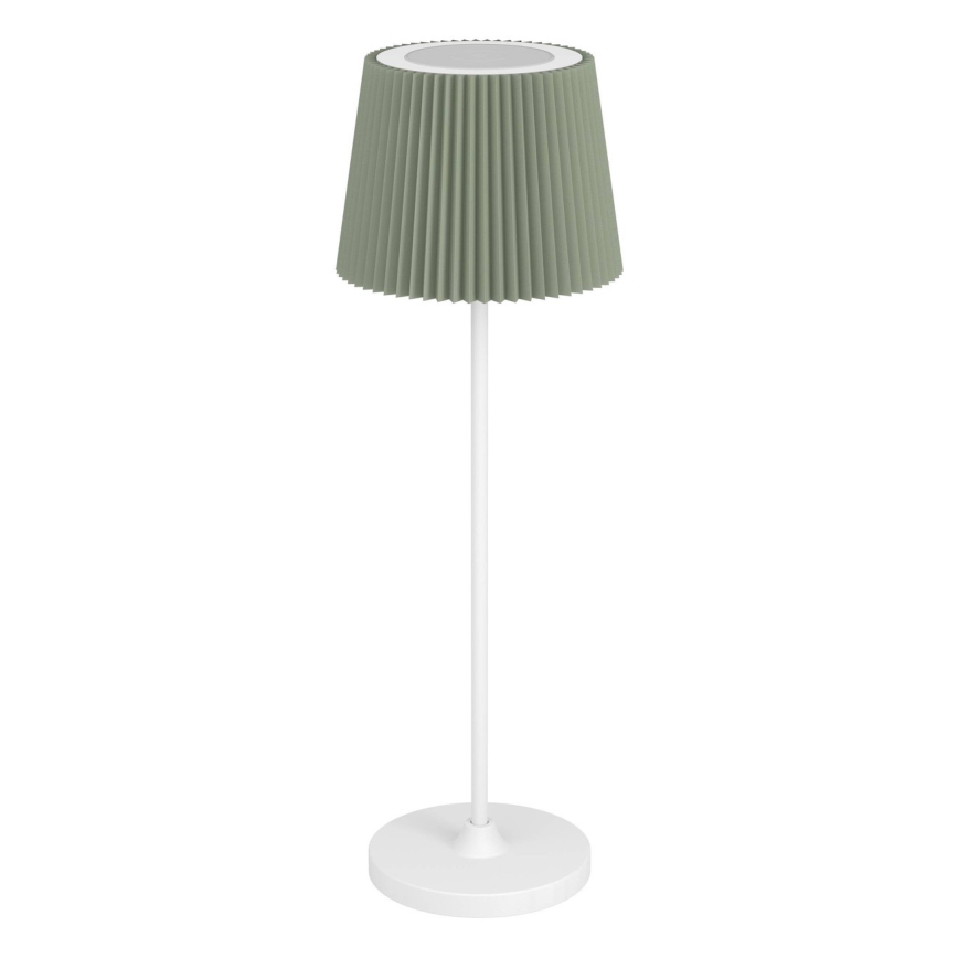 Eglo - Lampada da tavolo ricaricabile LED dimmerabile a controllo touch LED/3,8W/5V 2400/3000/4000K 2000 mAh bianco/verde