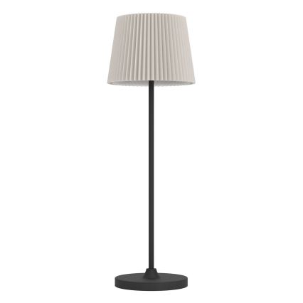 Eglo - Lampada da tavolo ricaricabile a LED dimmerabile a sfioramento LED/3,8W/5V 2400/3000/4000K 2000 mAh nero/crema