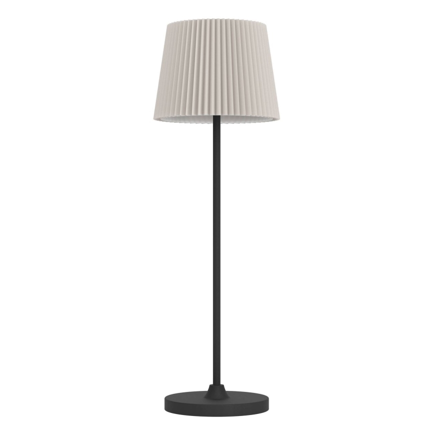 Eglo - Lampada da tavolo ricaricabile a LED dimmerabile a sfioramento LED/3,8W/5V 2400/3000/4000K 2000 mAh nero/crema
