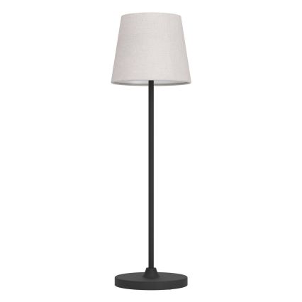 Eglo - Lampe de bureau LED tactile dimmable rechargeable LED/3,8W/5V 2400/3000/4000K 2000 mAh noire/crème