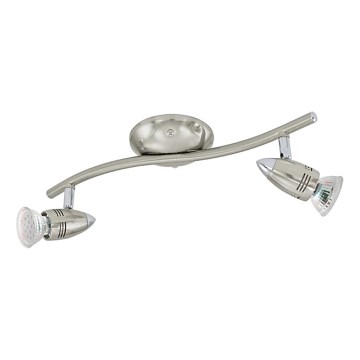 Eglo 78023 - Spot MAGNUM 2xGU10/3W/230V 3000K chrome mat