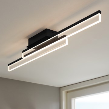 Eglo 780433 - LED-Badezimmer-Deckenleuchte YANGUAS 2xLED/11W/230V 3000K IP44 schwarz