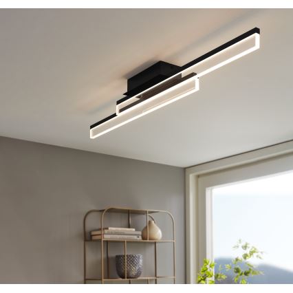 Eglo 780433 - Plafoniera LED da bagno YANGUAS 2xLED/11W/230V 3000K IP44 cromo opaco