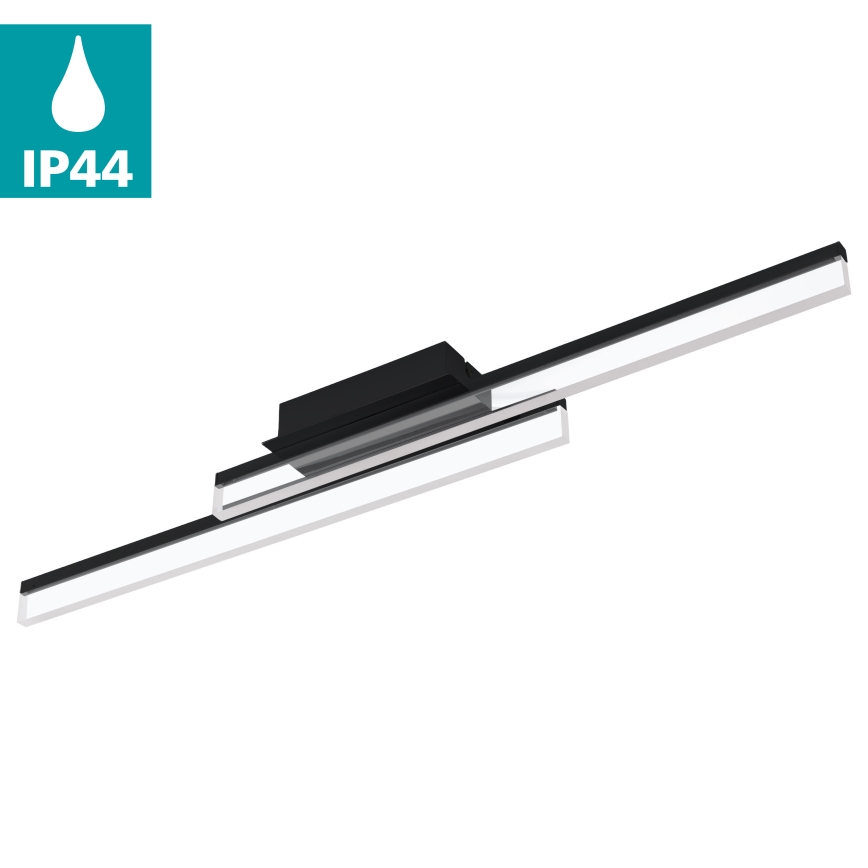 Eglo 780433 - Plafonnier LED pour salle de bains YANGUAS 2xLED/11W/230V 3000K IP44 noir