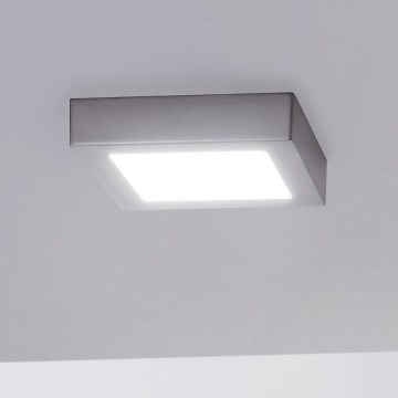 Eglo 78215 - Plafoniera a LED FUEVA LED/10,9W/230V 17x17 cm cromo satinato